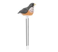 NULYLU Humidimètre de Sol Créatif en Résine et Fer D'oiseau Alarme D'arrosage pour Plantes en Pot Intérieur, Mesure Précise de L'humidité Sol