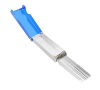 NULYLU Kit de 13 Aiguilles de Nettoyage pour Buses de Soudage en Acier Inoxydable avec Coffret en Aluminium, Outil Précis pour Réduire les Temps D'arrêt en Soudage
