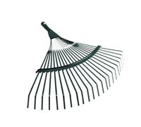 NULYLU Lot de 2 râteau à Feuilles pour Jardin râteau métallique 22 Dents Manche en Bois pour Jardin et ramassage du Foin en extérieur Couleur Aléatoire