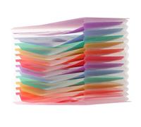 NULYLU Organiseur de Dossiers Accordéon Plastique pour Voyage et École, Trieur Extensible Vertical Facile à Transporter, Rangement de Documents A4