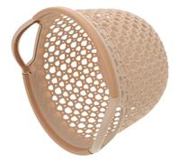 NULYLU Panier à linge portable en plastique, panier de rangement rond avec grande capacité pour organiser fruits à