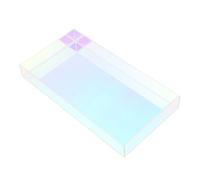 NULYLU Plateau de Bureau en Acrylique Transparent, Plateau de Rangement décoratif pour cosmétiques, pour Chambre et Commode, Usage Quotidien