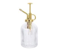 NULYLU Pulvérisateur Vintage en Verre 350ml pour Plantes D'intérieur Pompe et Débit D'eau Précis, Arrosoir Élégant pour Bureau et Maison