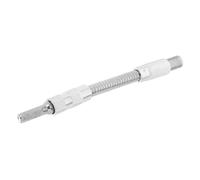 NULYLU Rallonge Flexible Connexion Flexible Extension Longue pour Foret en Acier Argenté Arbre de 6,35mm pour Perceuse pour Accès Difficile