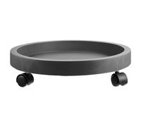 NULYLU Support pour Pots de Fleurs à roulettes en Plastique, Base Ronde | Plateau Roulant pour Bonsaï et Jardinière, Déplacement Facile, Usage Jardin et Chambre, Format Compact
