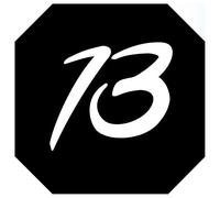 Numéro De Boite Aux Lettres 13 - Architecte 10x10cm - Sticker/Autocollant