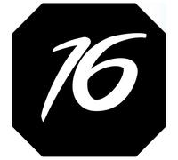 Numéro De Boite Aux Lettres 16 - Architecte 10x10cm - Sticker/Autocollant