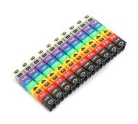 Numéro de fil, tube de marqueur de câble, câble de marquage de câble en plastique simple Identifier l'équipement de communication pour le marquage de fil(100PCS-2.5MM 2.5 carré)
