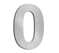 numero de maison chiffres de boite aux lettres acier argenté flottant 8in0 | Haute 20.5cm numero de maison exterieur Home Adresse Inoxydable SUS304 Anti corrosion anti rouille installation facile