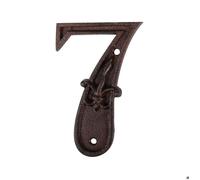 Numéro de maison en fonte Chiffre 7