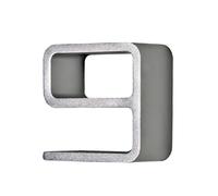 Numéro de maison Entrance Authentics, Designer Jehs + Laub, 10x10x5.5 cm
