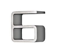 Numéro de maison Entrance Authentics, Designer Jehs + Laub, 10x10x5.5 cm