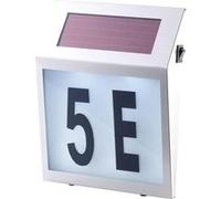 Lunartec Numéro de maison lumineux solaire ''Trapèze''