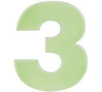 Numéro de maison phosphorescent - ''3'' G
