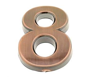 Numéro de porte 3D beau numéro de porte autocollant hôtel signe cube porte numéro pour hôtel à la maison ou au bureau à utiliser 1 pièce numéro 8 motif créatif design astucieux