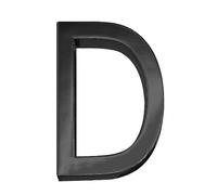 NuméRo Maison Numéro de maison extérieur autocollant signes lettres adhésives 60 Mm porte Alphabet noir chiffres adresse plaque signalétique(D-Black)