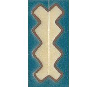 Numéros de maison, chiffres et lettres en céramique, motif rustique, dimensions : 10 cm x 5 cm, 2 à 8 cadres de carrelage (comme un ensemble)