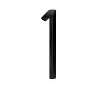 Numéros De Maison Flottants Avec Vis, Numéro D'adresse For La Maison | 12.7CM Panneaux Modernes En Alliage De Zinc Noir De For L'extérieur, Panneaux Personnalisés For Porte De Maison(1)