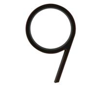 numéros de maison, Numéro de maison flottant en métal 5 pouces, grande moderne for l'extérieur, porte extérieure, plaque d'adresse alliage zinc noir 127 mm(9)