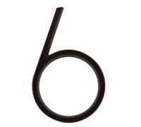 numéros de maison, Numéro de maison flottant en métal 5 pouces, grande moderne for l'extérieur, porte extérieure, plaque d'adresse alliage zinc noir 127 mm(6)