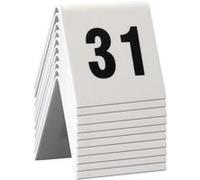 Securit Panneaux de table TN-31-40 - Chiffres 31-40, 4 x 4 x 5 cm - Lot de 10