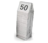 Numéros Table, Support de tente avec numéro de table en acier inoxydable, double face(81 to 90)