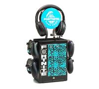 Numskull Casier de Jeu Officiel Fortnite Good Game et Support de Rangement - Peut contenir 10 Jeux/DVD, 4 manettes, Casque et Accessoires - Organiseur de Jeu Compact