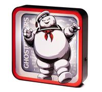 Numskull Lampe de bureau officielle Ghostbusters Stay Puft en acrylique avec logo pour chambre, bureau, maison, étude, travail - Produit officiel Ghostbusters