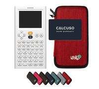 NumWorks avec Housse de Protection WYNGS incluse Rouge - Calculatrice Graphique - Pack de Base