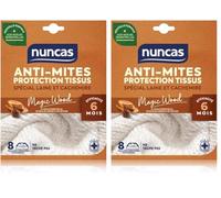 Nuncas Antimites Protection Tissus - Magic Wood - 8 Feuillets (Lot de 2)