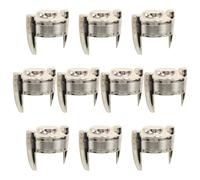 NUOBESTY 10 Pièces Bouchon de Parfum en Plastique Couleur Or Forme Trophée, Facile à Installer, Évite Les Fuites, Adapté pour Pompe à Parfum et Bouteilles en Verre Usage Professionnel ou