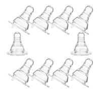 NUOBESTY 10 Pièces Bouchon de Tétine en Plastique pour Bouteille de Bière, Accessoire Amusant et Polyvalent Fête Lors de Rassemblements D'adultes