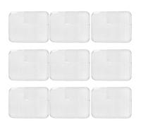 NUOBESTY 10pcs Grilles de Protection en Aluminium Jetables Rectangulaires pour Barbecue Extérieur, Anti-adhérent et Préviennent la Chute des Aliments, pour Barbecue en Plein Air