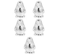 NUOBESTY 15 Pièces Figurine Pingouin Disco Argentée en Écume, Décoration