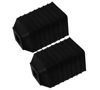 NUOBESTY 16 Pièces Couvre-poteau de Garde-corps Carré 20x20 Mm, Plastique | Bord Épaissi, Pose à Clip sans Colle ni Perçage, pour Colonnes de Porche et Caches Carrés