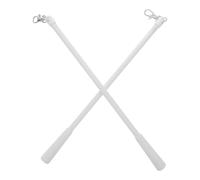 NUOBESTY 2 Pièces Barre de Rideau Extensible avec Crochets Intégrés pour Fixation Facile pour Supports de Fenêtres et Décor Intérieur