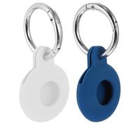 NUOBESTY 2 PièCes Housse De Protection Silicone pour Localisateur De CléS avec Porte-CléS Compatible ÉTui De Protection Tracer Anti-Rayures