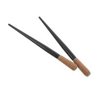 NUOBESTY 2 Pièces Plume de Calligraphie Vintage à Manche en Bois Foncé, Grip Confortable et Compatibilité Polyvalente pour Écriture Traditionnelle et Artisanale