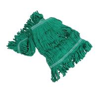 NUOBESTY 2 Pièces Tête de Balai en Coton, Rechange Lavable pour Sols | Fils de Coton, Usage Humide et Sec, Entretien Facile, Chambre Cuisine, Vert, Pièce Détachée