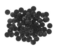 NUOBESTY 200 Pièces Capuchons à Vis Décoratifs Noirs en Plastique pour | Caches Vis Esthétiques et Étanches, Usage Maison ou Automobile, Lot Polyvalent pour Trous et Fixations