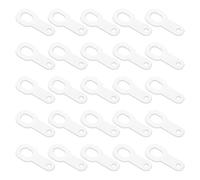 NUOBESTY 25 Pièces Accessoires Décoratifs pour Gobelets DIY en Pp Crochet Transparent, Installation Facile et Fixation Sécurisée, Style Unique pour Paille et Bouteille D'eau en Déplacement
