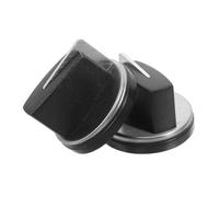 NUOBESTY 2pièces Boutons de Cuisinière à Gaz Lot pour Brûleur et Four Accessoires de Cuisine Couleur Argent Remplacement