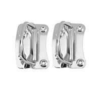 NUOBESTY 2pièces Poignées Pliantes Acier Inoxydable Pour Caisse à Outils Poignet Rabattable Robuste Et Antirouille Usage Polyvalent Pour Porte De Meubles Et Boîtes De Rangement