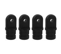 NUOBESTY 4 Pièces Capuchon D’extrémité pour Bimini Bateau en Nylon Noir 7/8 | Œillet Extérieur pour Tubes de Capote, Bloque les Débris, Résiste au Vieillissement, Finition Soignée pour Entretien Nautique