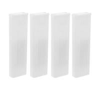 NUOBESTY 4 Pièces Poignée de Stores en Plastique Blanc pour Voilages et 4,2 | Prise Confortable Antidérapante, Contrôle Facile de L’ouverture et Fermeture, Design Blanc Simple, Rainure 5/32 Po