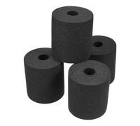NUOBESTY 4 Pièces Rouleau Éponge pour Machine à Colle Manuelle, | Accessoire de Remplacement Noir en Éponge, Distribution Uniforme, Usage Professionnel pour Collage et Laminage