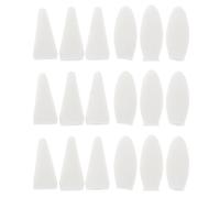 NUOBESTY 40 Pièces Têtes de Gomme à Dessin en Éponge Blanche pour Artistes Professionnels, Précision et Portabilité, pour Croquis et Mélange en Atelier