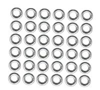 NUOBESTY 40pièces Couvercles De Brûleur De Cuisinière Aluminium Protections Anti-huile Pour Cuisinière à Gaz Lot De Rondes Résistantes Chaleur