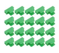 NUOBESTY 48 Pièces Pinces pour Serrage en Abs Vert pour Tuyau Pvc 7/16 Pouces, Fixation Rapide et Résistante pour Filet D'ombrage et Protection de Plantes en Jardin ou Serrage