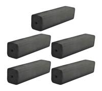 NUOBESTY 5 Pièces Charbon de Bambou Multifonctionnel, Charbon, Simple à Utiliser, pour Camping Extérieur et Chauffage Devant la Cheminée, pour Débutants et Professionnels